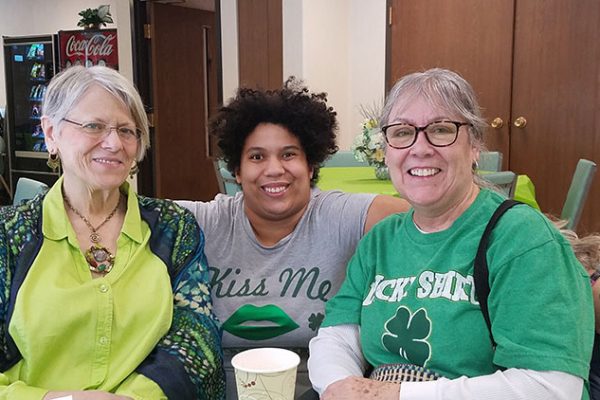 St. Patrick's Day coffee at Center Towers